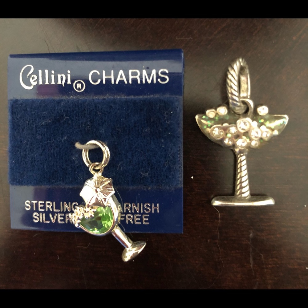 BRIGHTON & CELLINI CUTE🥰 COCKTAIL GLASS 🍸CHARMS